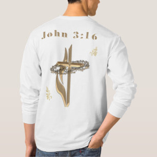 Christian Joihn 3:16 Bible Verse T-Shirt