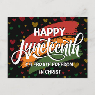 Christian JUNETEENTH Postcard