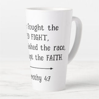 Christian Kept the Faith Pastor Gift Latte Mug