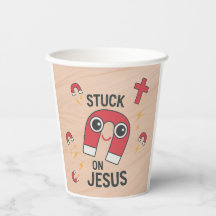 Christian kids party paper cup