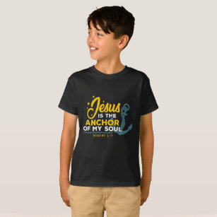 Christian Kids T-Shirt - Jesus Is The Anchor Tee