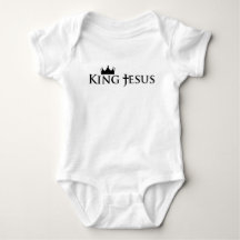 Christian King Jesus Cross and Crown Baby Gift