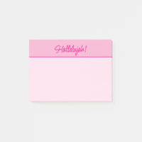 Christian Lady's Pink Hallelujah Minimalist