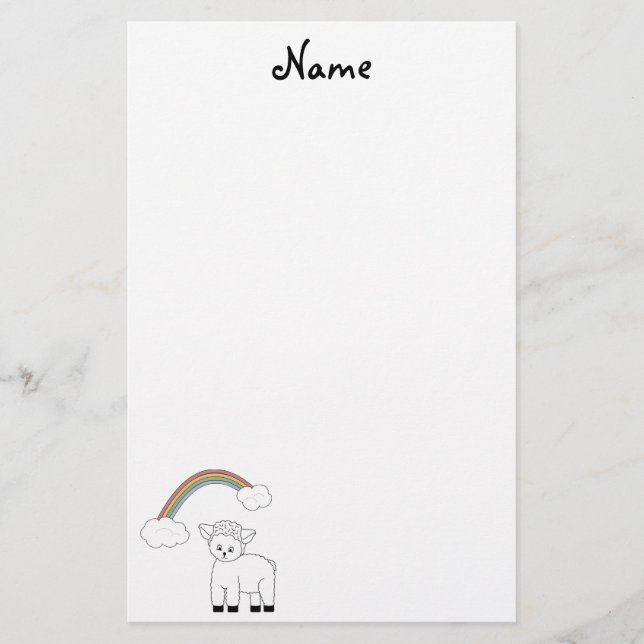 Christian Lamb Stationary Stationery (Front)