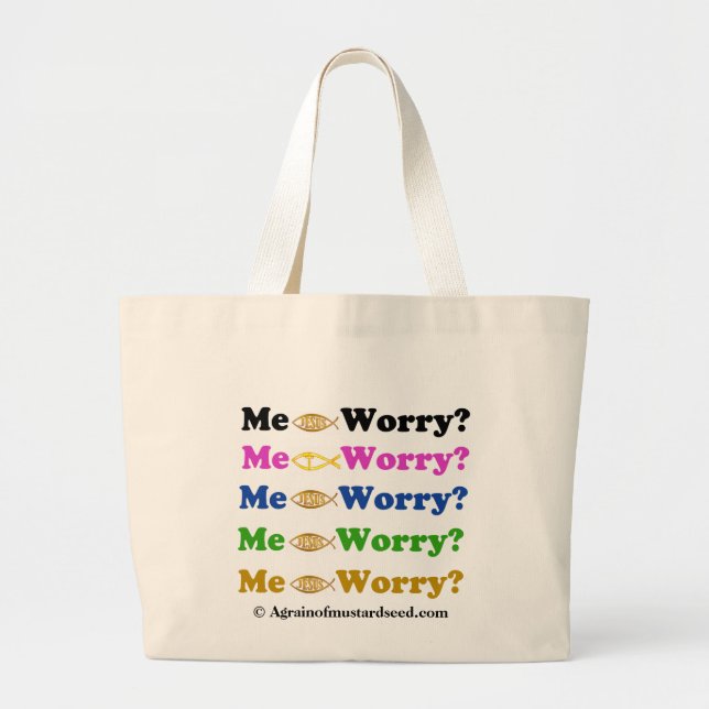 Christian Large Tote Bag (Front)