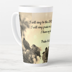 Christian late mug with bible verses