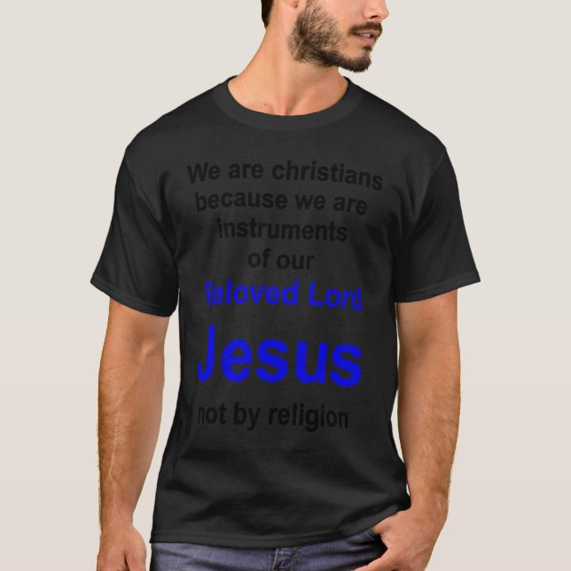 Christian lifestyle Multilingual Series English ve T-Shirt (Front)