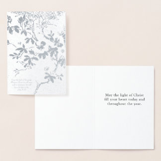 Christian Light of Christ Foil Card
