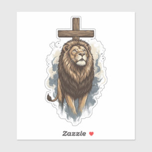Christian Lion and Cross Vintage