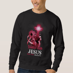 Christian Lion Cross Religious Saying Sickle Cell Sweatshirt