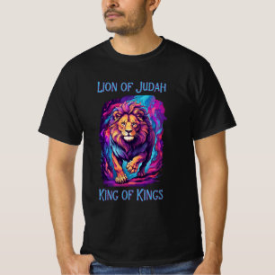Christian Lion of Judah Jesus Faith Art T-Shirt
