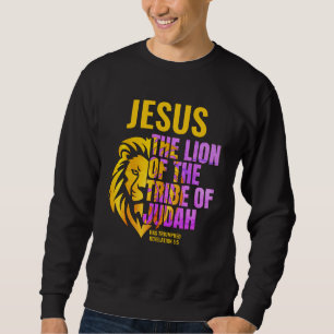  Christian Lion of the Tribe of Judah JESUS  Sweatshirt