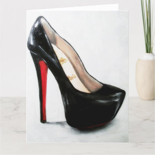 Christian Louboutin Red Bottom Daffodil Heels Pump Card