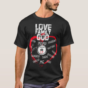 Christian Love Family and God Celebration of Famil T-Shirt