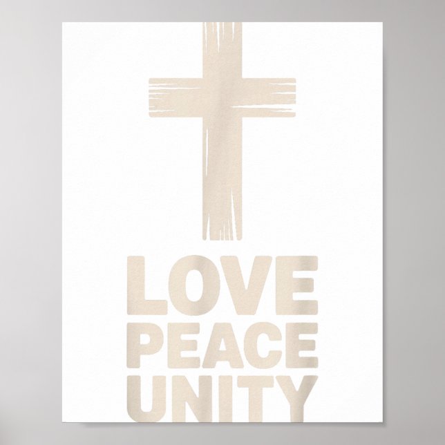 Christian Love Peace Unity Day  Poster (Front)