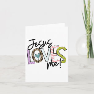 Christian Love Quote Gift For New Believers Jesus  Card
