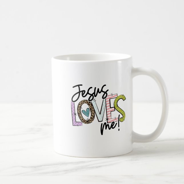 Christian Love Quote Gift For New Believers Jesus  Coffee Mug (Right)