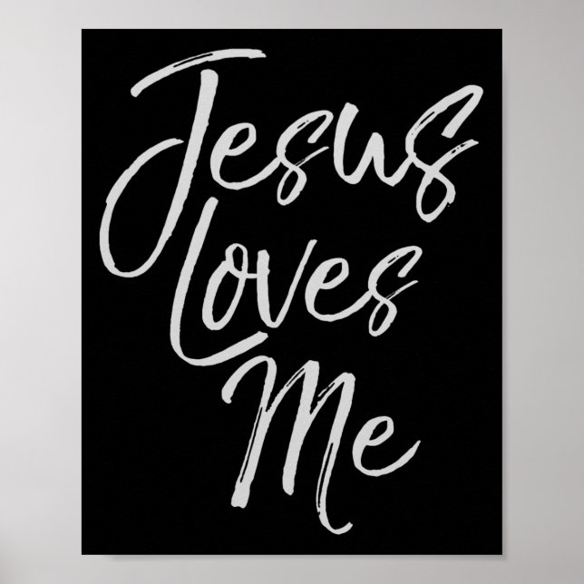 Christian Love Quote Gift For New Believers Jesus  Poster (Front)