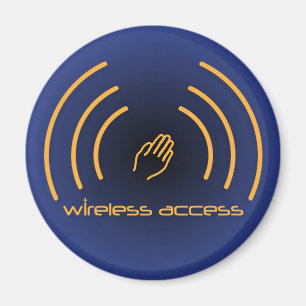 Christian magnet: Wireless Access (prayer) Magnet