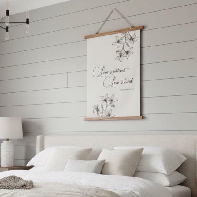 Christian Marriage Couples Bible Verse Hanging Tapestry (Creator Uploaded)