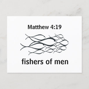Christian   Matthew 4:19 Postcard