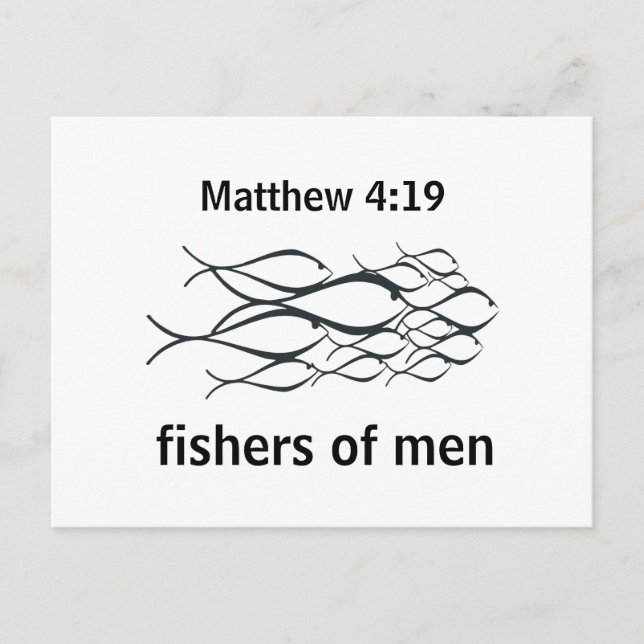 Christian | Matthew 4:19 Postcard (Front)