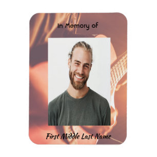 Christian Memorial Keepsake Musician Piano Guitar Magnet