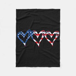 Christian Men One National Under God 4th Of July M Fleece Blanket