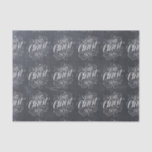 Christian Merry Christmas Chalkboard Calligraphy Tissue Paper<br><div class="desc">We say 'Merry Christmas' very often during the season, but sometimes we tend to forget where this greeting actually originates from. Here is a wonderfully elegant piece of custom hand lettering in the fashionable chalkboard look to give a gentle nudge back into the direction of Jesus. Professional calligraphy by Ivan...</div>