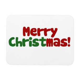 Christian Merry Christmas Magnet