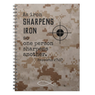 Christian Military Notebook Camouflauge