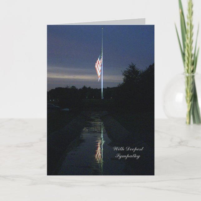 Christian Military Sympathy Card (Front)