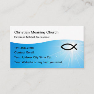 Christian Modern Business Cards Design