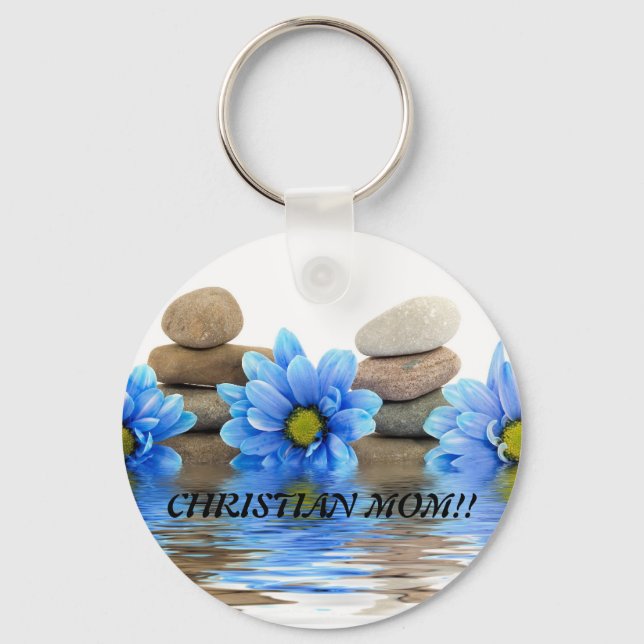 CHRISTIAN MOM!!... Religious key ring (Front)