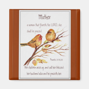 Christian Mother Scripture Proverbs 31 Magnet