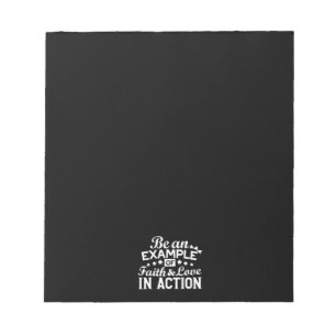 Christian Motivation Design – Faith, Love, and Act Notepad
