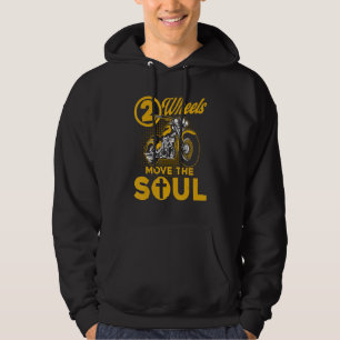Christian Motorcycle Biker 2 Wheels Move The Soul  Hoodie
