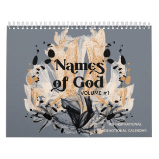 Christian Names Of God Calendar