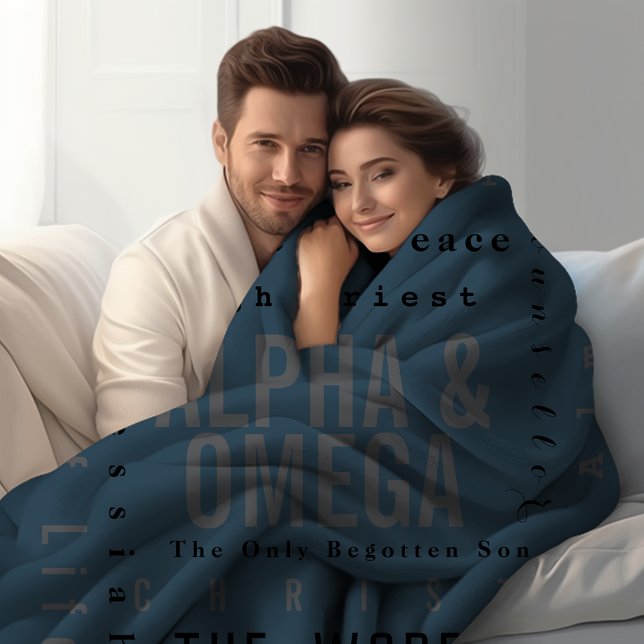 Christian Names Of God, Modern Simple Sherpa Blanket (Creator Uploaded)