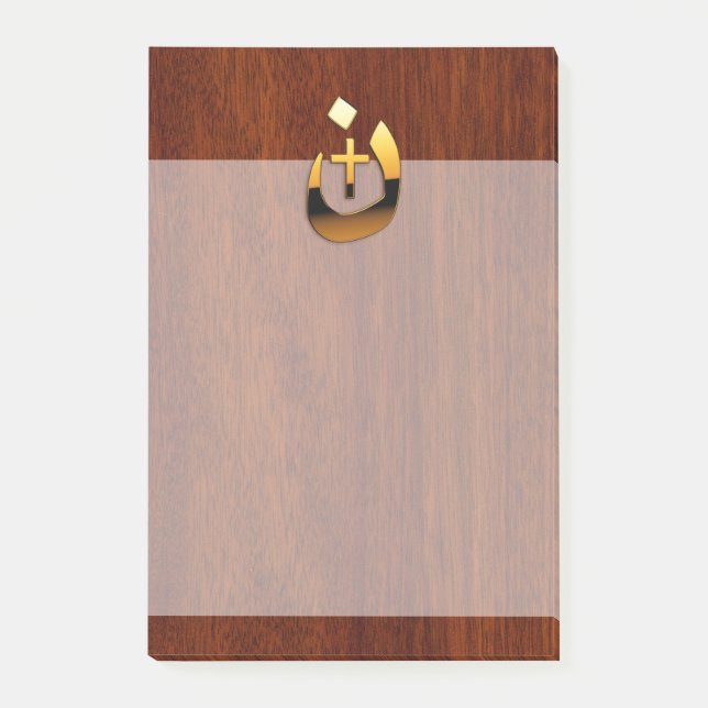 Christian Nazarene and Cross Solidarity Post-it Notes (Front)