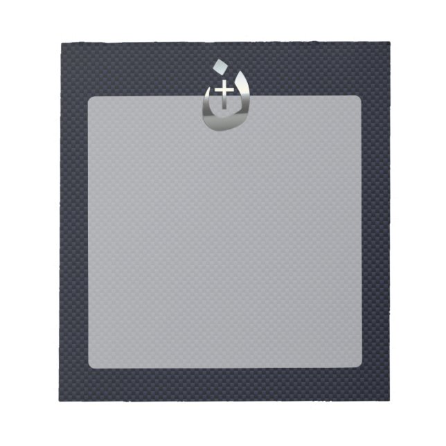 Christian Nazarene Spiritual Symbol Notepad (Front)