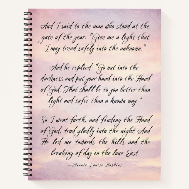 Christian New Year Bullet Journal Gate of the Year (Front)