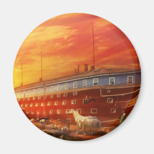 Christian - Noah's Ark - The beginning Magnet