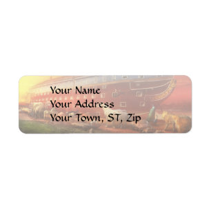 Christian - Noah's Ark - The beginning Return Address Label