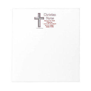 Christian Nurse Cross 2 Notepad