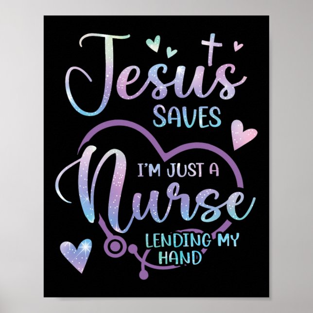Christian Nurse Jesus  Poster (Front)
