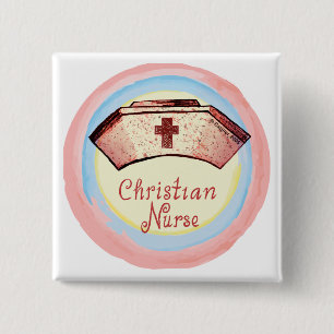 Christian Nurse  pin