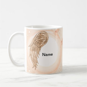 Christian one wing angel coffee mug