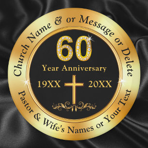 Christian or 60th Church Anniversary, Favors Magnet