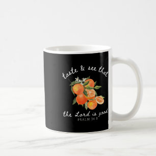 Christian Orange Fruit Flower Bible Verse Gardener Coffee Mug